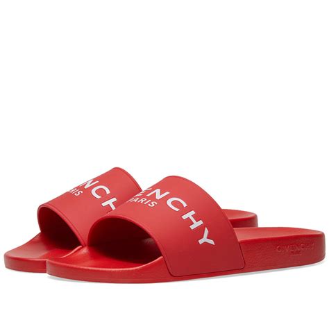 givenchy slides red|givenchy slides price.